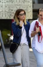 KATE MARA Leaving Cafe Gratitude with a Friend 10/03/2017