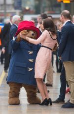 KATE MIDDLETON at Paddington Train Station in London 10/16/2017