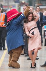KATE MIDDLETON at Paddington Train Station in London 10/16/2017