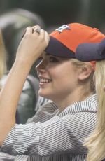 KATE UPTON at a Baseball Game in Maid Park 09/02/2017