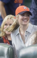 KATE UPTON at a Baseball Game in Maid Park 09/02/2017