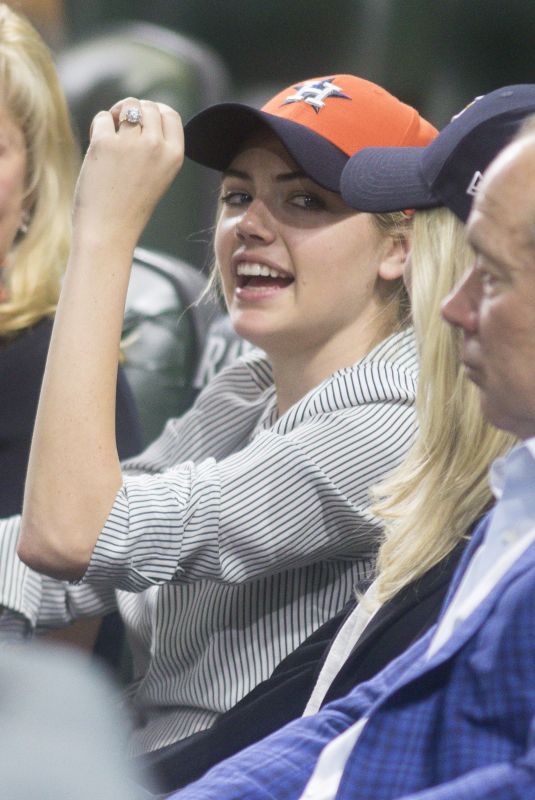 KATE UPTON at a Baseball Game in Maid Park 09/02/2017