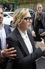 KATE WINSLET and Ned Rocknroll Arrives at New York Film Festival 10/13/2017