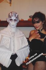 KATHARINE MCPHEE at Catwoman at a Halloween Party 10/28/2017