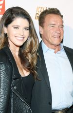 KATHERINE, CHRISTINA and Arnold SCHWARZENEGGER at Killing Gunther Premiere in Los Angeles 10/14/2017