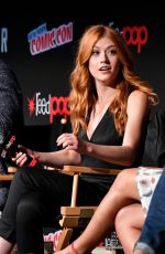 KATHERINE MCNAMARA at Shadowhunters Panel at 2017 New York Comic-con 10/07/2017