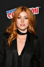 KATHERINE MCNAMARA at Shadowhunters Panel at 2017 New York Comic-con 10/07/2017