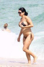 KATHY PICOS in Bikini at a Beach in Miami 10/14/2017