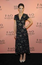 KATIE HOLMES and Fao Schwarz Unveil New Holiday Collection in New York 10/24/2017