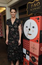 KATIE HOLMES and Fao Schwarz Unveil New Holiday Collection in New York 10/24/2017