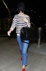 KATIE HOLMES Arrives at LAX Airport in Los Angeles 10/19/2017
