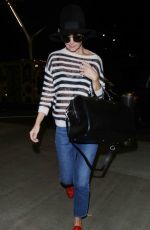 KATIE HOLMES Arrives at LAX Airport in Los Angeles 10/19/2017