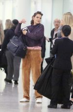 KATIE HOLMES at Toronto Airport 10/12/2017