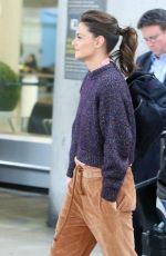 KATIE HOLMES at Toronto Airport 10/12/2017