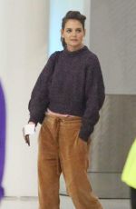 KATIE HOLMES at Toronto Airport 10/12/2017