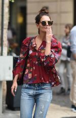 KATIE HOLMES Out and About in Verona 10/07/2017