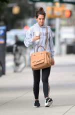 KATIE HOLMES Out in New York 09/30/2017