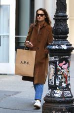 KATIE HOLMES Out Shopping in New York 10/13/2017