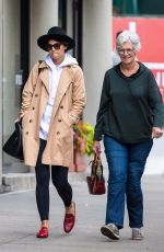 KATIE HOLMES Out with Her Mom Kathleen in New York 10/25/2017