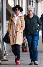 KATIE HOLMES Out with Her Mom Kathleen in New York 10/25/2017