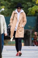 KATIE HOLMES Out with Her Mom Kathleen in New York 10/25/2017