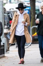 KATIE HOLMES Out with Her Mom Kathleen in New York 10/25/2017