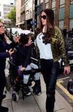 KATIE PRICE Arrives at AOL Building in London 10/20/2017