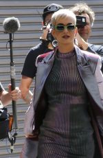 KATY PERRY Arrives at American Idol Season 16 Audition in New York 10/03/2017