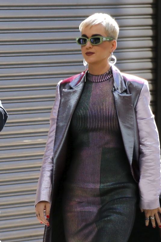 KATY PERRY Arrives at American Idol Season 16 Audition in New York 10/03/2017
