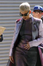 KATY PERRY Arrives at American Idol Season 16 Audition in New York 10/03/2017