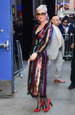 KATY PERRY Arrives at Good Morning America in New York 10/04/2017