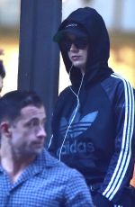 KATY PERRY Shopping at Adidas Store in New York 10/10/2017