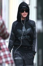 KATY PERRY Shopping at Adidas Store in New York 10/10/2017