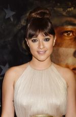 KEISHA CASTLE-HUGHES at Thank You for Your Service Premiere in LLos Angeles 10/23/2017