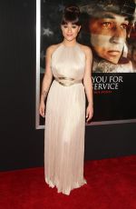 KEISHA CASTLE-HUGHES at Thank You for Your Service Premiere in LLos Angeles 10/23/2017