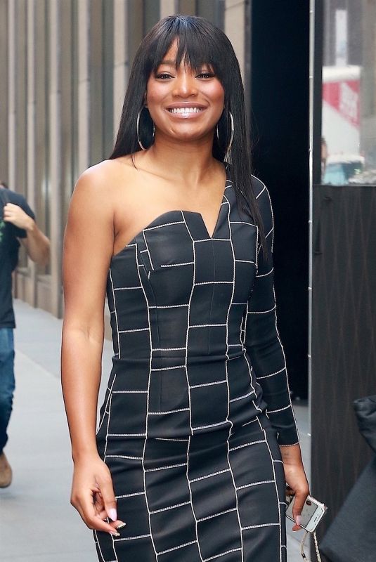 KEKE PALMER Arrives at SiriusXM Radio in New York 10/10/2017
