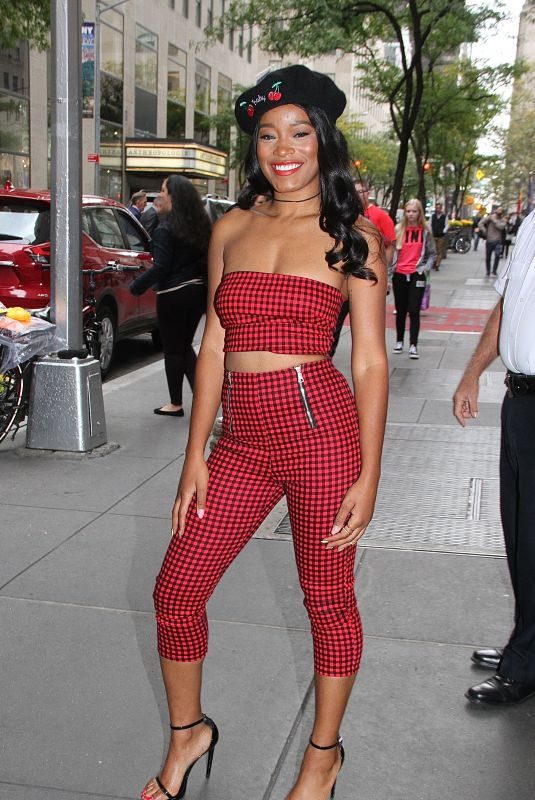 KEKE PALMER Leaves NBC Studios in New York 10/12/2017