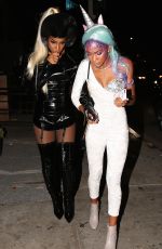 KELLY ROWLAND Leaves Her Halloween Party in Los Angeles 10/29/2017
