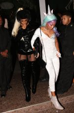 KELLY ROWLAND Leaves Her Halloween Party in Los Angeles 10/29/2017