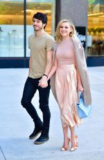 KELSEA BALLERINI and Morgan Evans Out in New York 10/20/2017