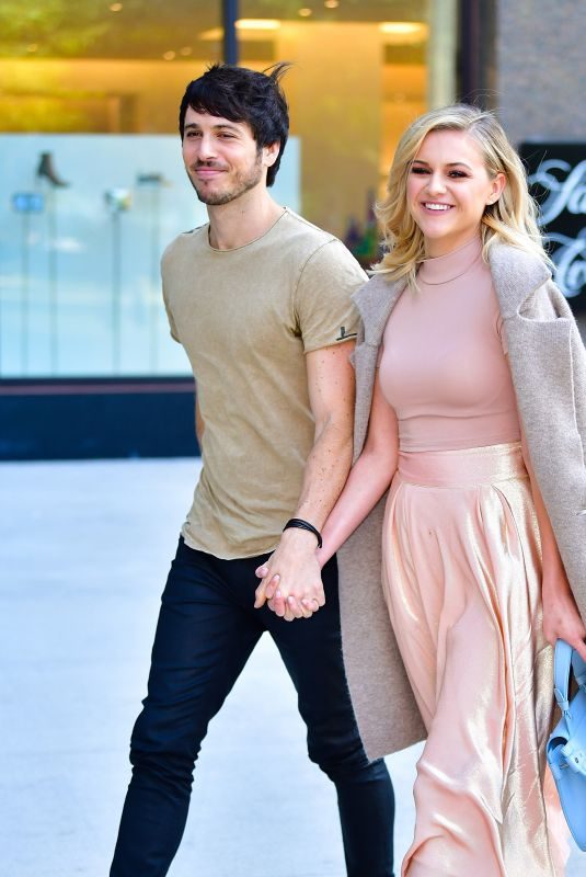 KELSEA BALLERINI and Morgan Evans Out in New York 10/20/2017