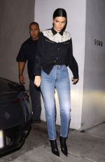 KENDALL JENNER and KOURTNEY KARDASHIAN  at What Goes Around Comes Around One Year Anniversary in Los Angeles 10/11/2017