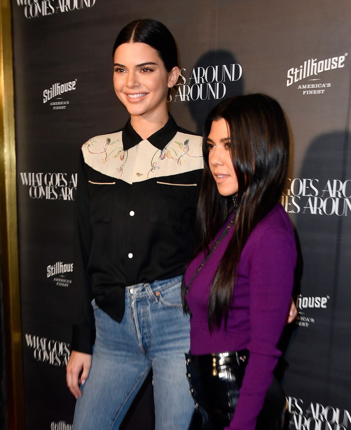 KENDALL JENNER and KOURTNEY KARDASHIAN at What Goes Around Comes Around ...