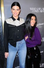 KENDALL JENNER and KOURTNEY KARDASHIAN  at What Goes Around Comes Around One Year Anniversary in Los Angeles 10/11/2017