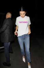 KENDALL JENNER Arrives at Kim Kardashians 37th Birthday Dinner in Los Feliz 10/26/2017