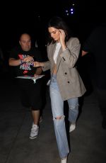 KENDALL JENNER Arrives at Lakers Game in Los Angeles 10/19/2017