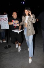 KENDALL JENNER Arrives at Lakers Game in Los Angeles 10/19/2017
