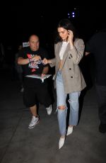 KENDALL JENNER Arrives at Lakers Game in Los Angeles 10/19/2017
