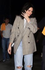 KENDALL JENNER Arrives at Staples Center in Los Angeles 10/19/2017