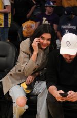 KENDALL JENNER at Lakers Game in Los Angeles 01/19/2017
